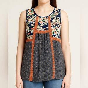 DR2 Mixed Pattern Top Size L